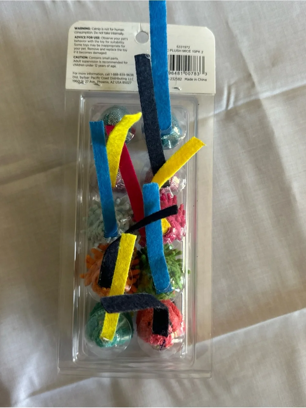 Colorful Cat Toy Mice Pack – Multi-Color Play Set